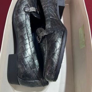 Calvin Klein Metallic Black 👞 Leather